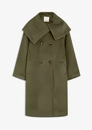 Jas in wollook met wijde kraag, bonprix