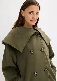 Jas in wollook met wijde kraag, bonprix