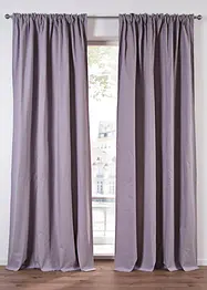 Gordijn van biologisch katoen, normaal en extra lang (1 stuk), bonprix