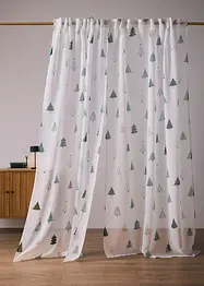 Gordijn met dennenbomen print (1 stuk), bonprix