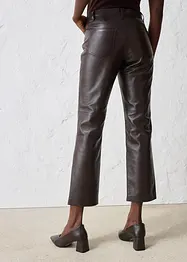 Leren broek van lamsnappa, bonprix