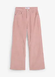 Corduroy broek, loose fit, bonprix