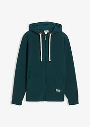 Fleece vest met capuchon, bonprix