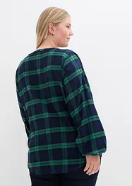 Flanellen blouse van puur katoen, bonprix