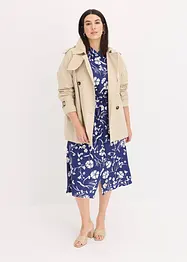 Gedessineerde overhemdjurk van viscose, bonprix