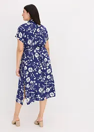 Gedessineerde overhemdjurk van viscose, bonprix