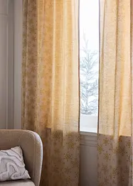 Jacquard gordijn van biologisch katoen (1 stuk), bonprix