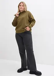 Oversized sweater van zachte scuba, bonprix