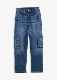 Thermo loose fit jeans met jersey voering, straight, bonprix