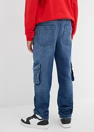 Thermo loose fit jeans met jersey voering, straight, bonprix