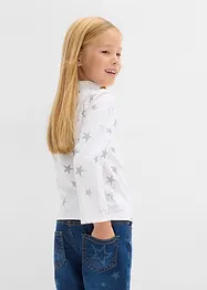 Longsleeve met elastisch biologisch katoen (set van 2), bonprix