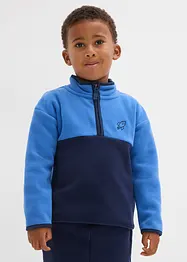 Fleece trui met ritssluiting, bonprix
