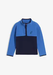 Fleece trui met ritssluiting, bonprix