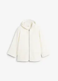 Teddy fleece vest in A-lijn met zijsplitten, bonprix