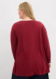 Longsleeve van een katoen/viscose-mengsel, bonprix
