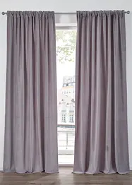 Fluwelen gordijn van biologisch katoen (1 stuk), bonprix