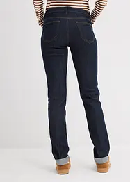 Stretch jeans mid waist, straight, bonprix