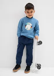 Thermo cargo-broek van corduroy met jersey voering, regular fit, bonprix