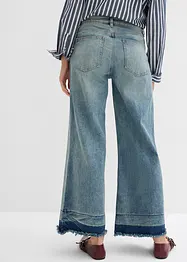 Wide leg jeans, mid waist, bonprix