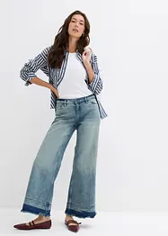 Wide leg jeans, mid waist, bonprix