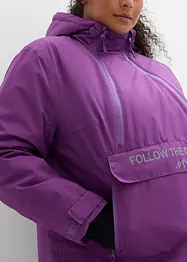 Outdoor jas met fleece voering, waterdicht, bonprix