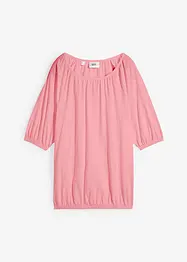 Shirt van biologisch katoen, korte mouw, bonprix