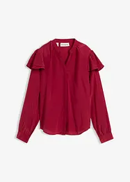 Blouse met zijde, bonprix