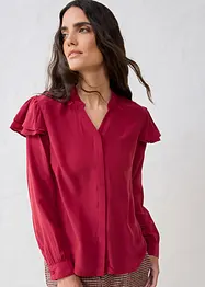 Blouse met zijde, bonprix