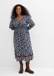 Maxi jurk van soepele viscose, bonprix