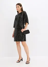 Oversized paillettenjurk, bonprix