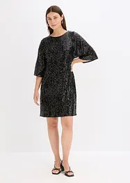Oversized paillettenjurk, bonprix