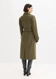 Lange jas in wollen look, bonprix