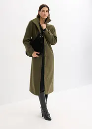 Lange jas in wollen look, bonprix