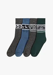 Thermo sokken (4 paar), uniseks, bonprix