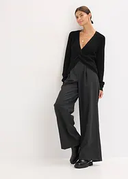 Geribde trui in een soepele viscosemix, bonprix