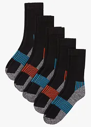Thermo tennissokken (5 paar) met frotté binnenin, bonprix