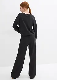 Shirt en broek in een zachte viscosemix (2-dlg. set), bonprix