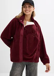 3-in-1 zwangerschapsjas/voedingsjas van teddy fleece, bonprix