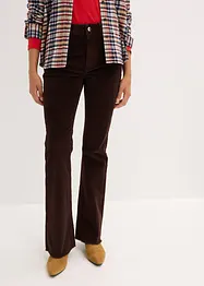 Flared broek van corduroy, bonprix