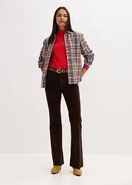 Flared broek van corduroy, bonprix