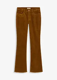 Flared broek van corduroy, bonprix