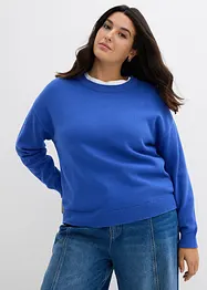 Oversized trui van puur katoen, bonprix