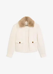 Winterjas in wollen look, bonprix