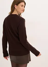 Lang vest in een zachte viscosemix, bonprix