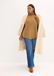 Oversized poncho trui, bonprix