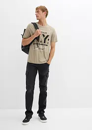 Regular Fit cargo jogging Jeans met comfortband, straight, bonprix