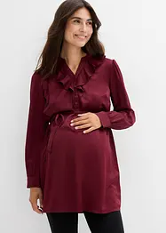 Zwangerschapsblouse van zacht satijn, bonprix