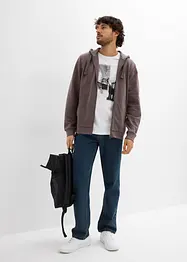 Hoodie met ritssluiting, bonprix