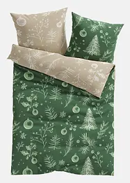 Dekbedovertrek met gebloemd kerstmotief, bonprix