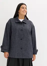 Lange peacoat in wol-look, bonprix